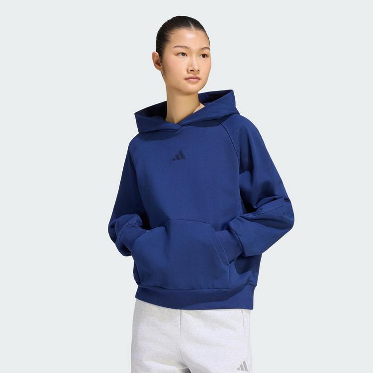 adidas adidas ADIDAS KIT HOODIE, KLEINES LOGO Hoodie Damen - Dark Blue - 0 | SportScheck