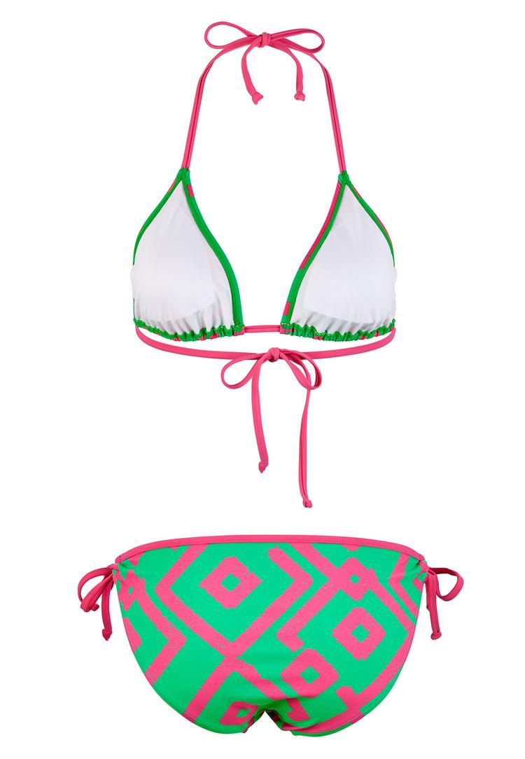 BECO BEERMANN BECO BEERMANN Inka Graphic Bikini Set Damen - pink-gr&uuml;n - 1 | SportScheck