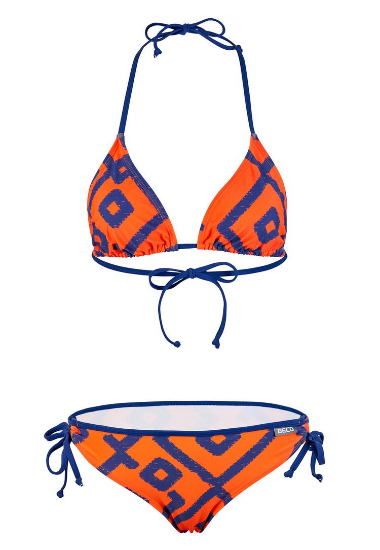 BECO BEERMANN BECO BEERMANN Inka Graphic Bikini Set Damen - blau-orange - 0 | SportScheck
