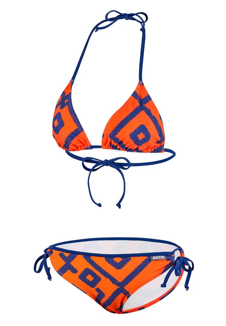 BECO BEERMANN BECO BEERMANN Inka Graphic Bikini Set Damen - blau-orange - 0 | SportScheck