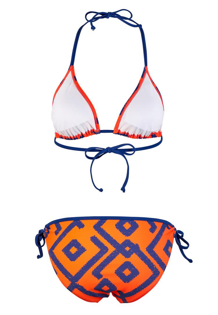 BECO BEERMANN BECO BEERMANN Inka Graphic Bikini Set Damen - blau-orange - 1 | SportScheck