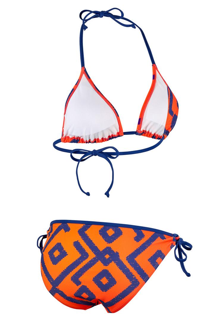 BECO BEERMANN BECO BEERMANN Inka Graphic Bikini Set Damen - blau-orange - 2 | SportScheck