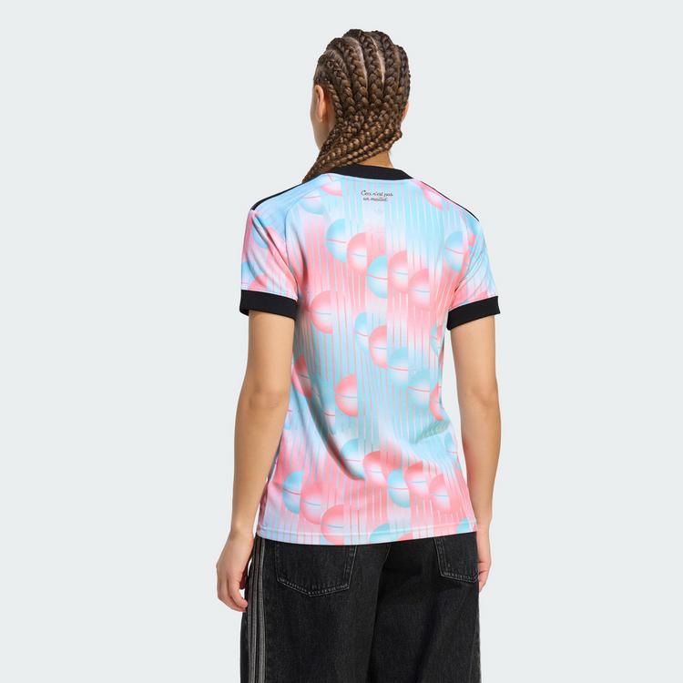 adidas adidas Belgien 26 Ausw&auml;rtstrikot Trikot Damen - Frozen Blue / Black - 1 | SportScheck