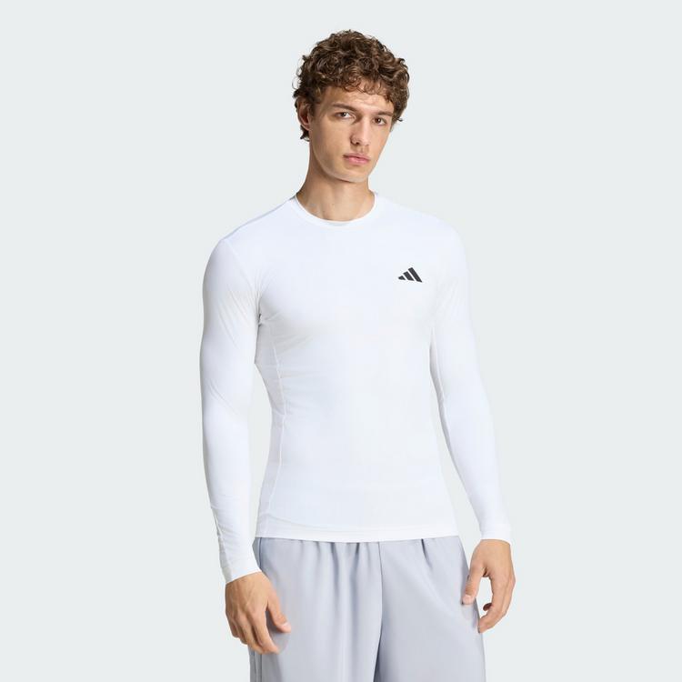 adidas adidas PrimeLift Essentials Workout T-Shirt, Langarmshirt Herren - White - 0 | SportScheck