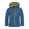 Trollkids Balestrand Softshelljacke Kinder - arktikblau-ingwer