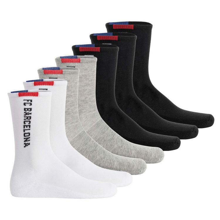 FC Barcelona FC Barcelona Socken Socken - Schwarz/Grau/Wei&szlig; - 0 | SportScheck