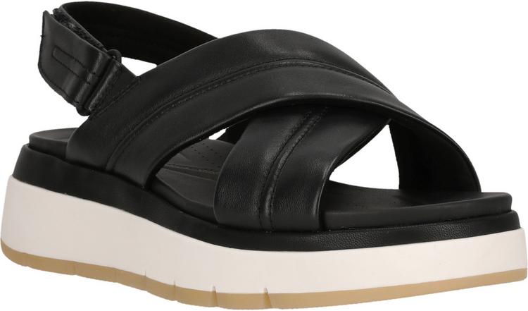 Clarks Clarks Tuscan Cross Sandalen Damen - 1216 Black Leather - 0 | SportScheck
