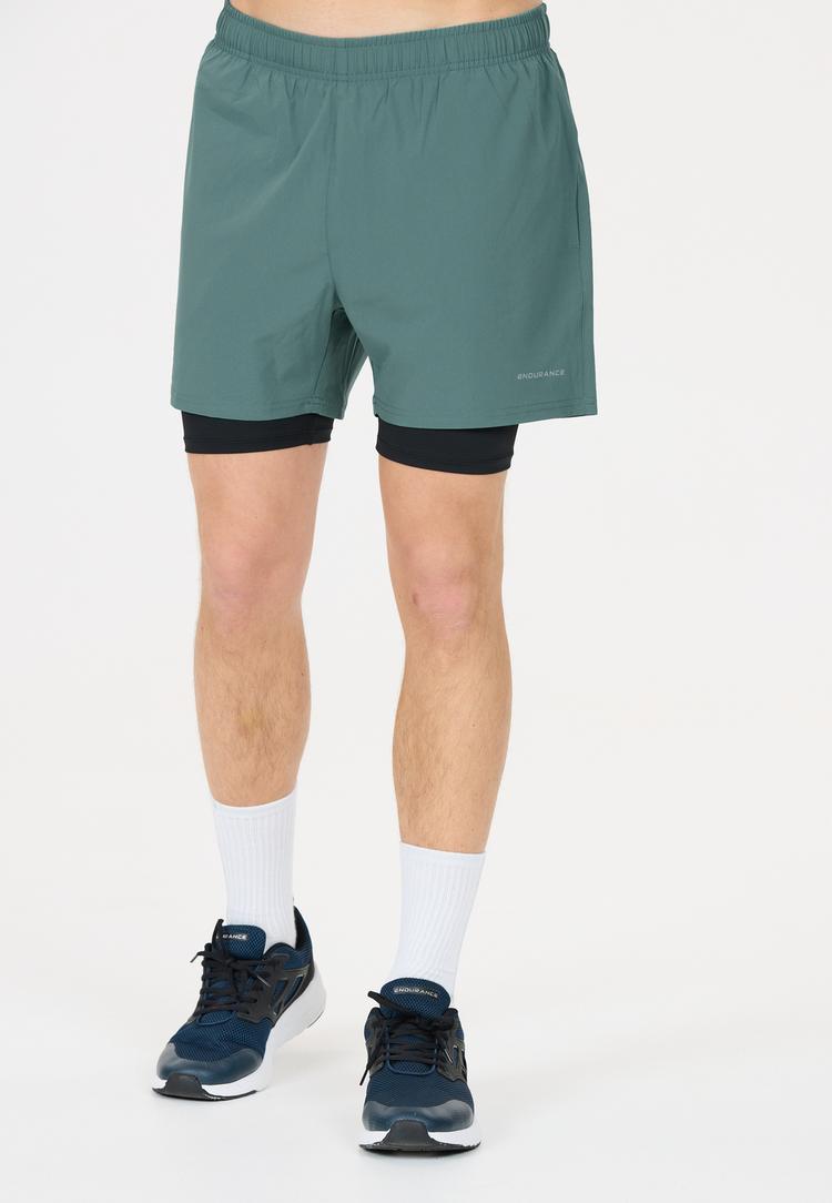 Endurance Endurance Kros Funktionsshorts Herren - 3100 Silver Pine - 2 | SportScheck
