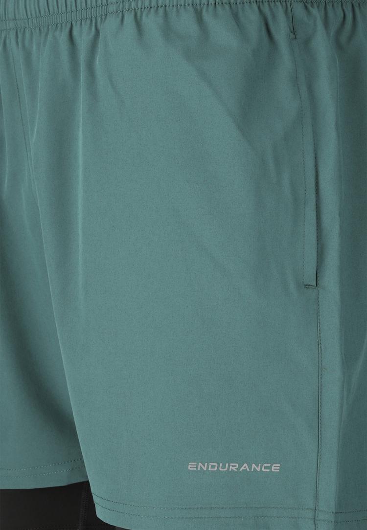 Endurance Endurance Kros Funktionsshorts Herren - 3100 Silver Pine - 0 | SportScheck