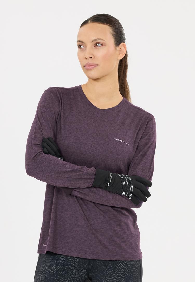 Endurance Endurance Alvaly Langarmshirt Damen - 4207 Nightshade - 0 | SportScheck