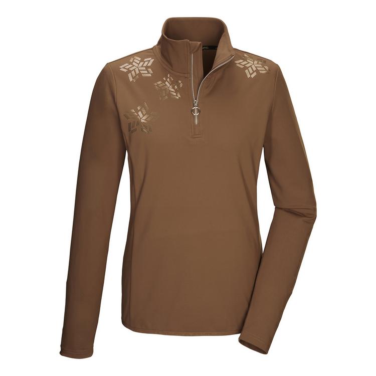 KILLTEC KILLTEC KSW 110 WMN LS SHRT Langarmshirt Damen - Braun5939 - 0 | SportScheck