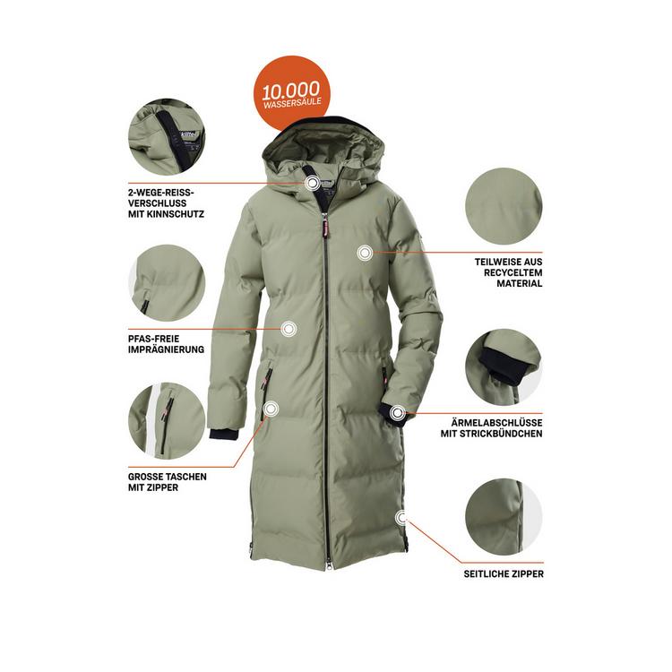 KILLTEC KILLTEC KOW 237 GRLS QLTD CT Funktionsjacke Kinder - Gr&uuml;n2044 - 5 | SportScheck