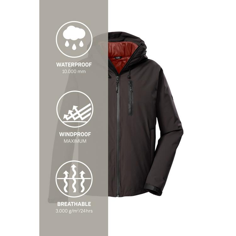 KILLTEC KILLTEC KOW 95 MN JCKT Funktionsjacke Herren - Braun5941 - 7 | SportScheck
