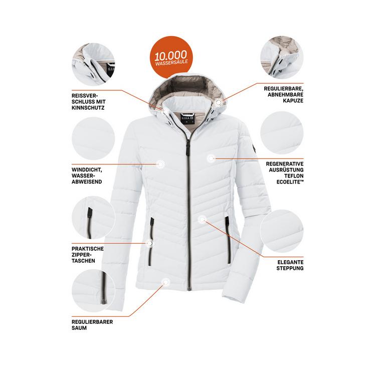 G.I.G.A. DX by killtec G.I.G.A. DX by killtec GS 91 WMN QLTD JCKT Softshelljacke Damen - Wei&szlig;951 - 3 | SportScheck