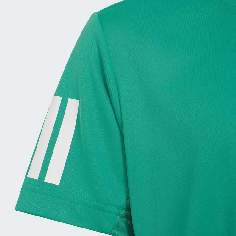 adidas adidas Club Tennis 3-Streifen Kids T-Shirt Poloshirt Kinder - Semi Court Green - 3 | SportScheck