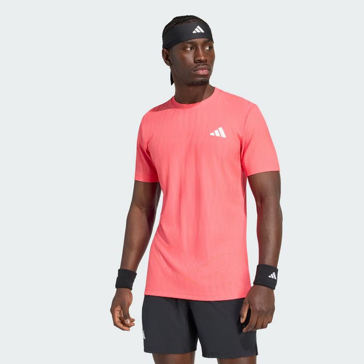 adidas adidas TENNIS CLIMACOOL+ AIRCHILL FREELIFT T-Shirt Herren - Pure Turbo - 0 | SportScheck