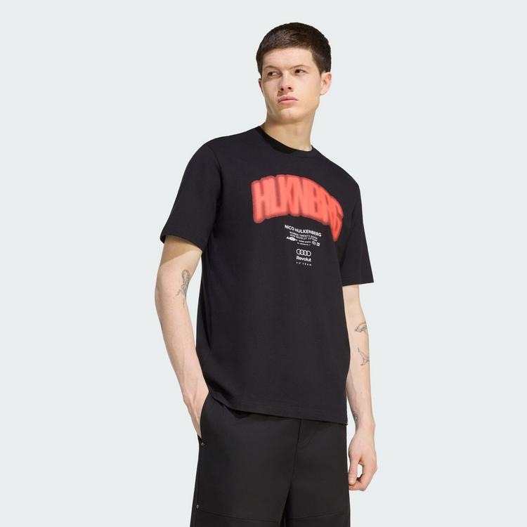 adidas adidas AUDI FORMULA ONE TEAM NICO H&Uuml;LKENBERG T-Shirt Herren - Black - 0 | SportScheck