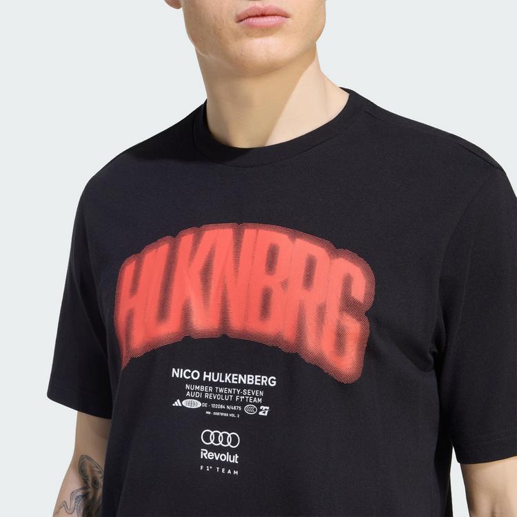 adidas adidas AUDI FORMULA ONE TEAM NICO H&Uuml;LKENBERG T-Shirt Herren - Black - 0 | SportScheck