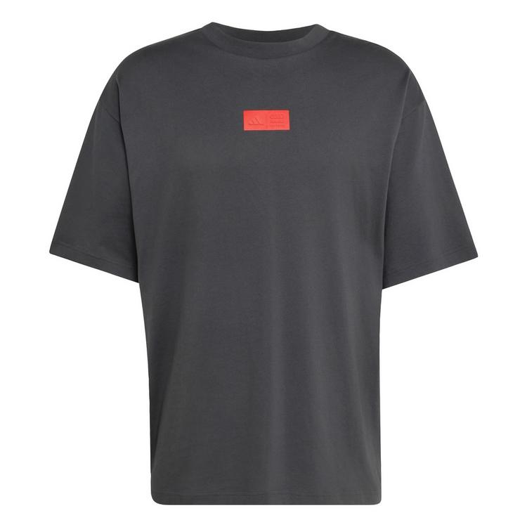 adidas adidas Funktionsshirt Herren - Utility Black / Hi-Res Red - 0 | SportScheck