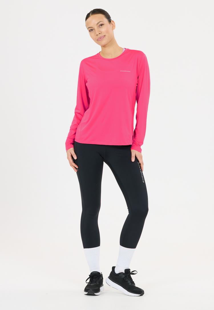 Endurance Endurance Nan Funktionsshirt Damen - 4295 Fuchsia Fedora - 0 | SportScheck