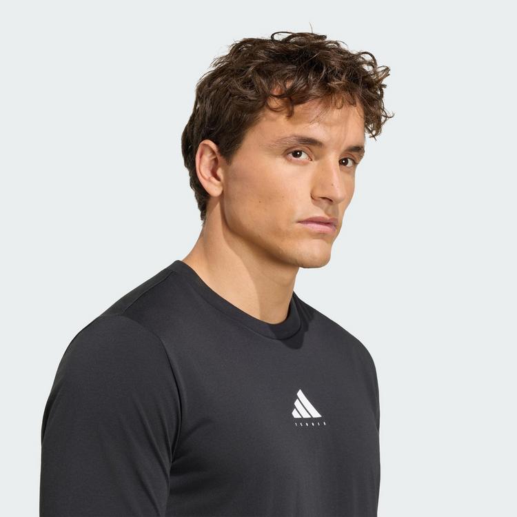 adidas adidas TENNIS CATEGORY GRAPHIC T-SHIRT T-Shirt Herren - Black / White - 0 | SportScheck
