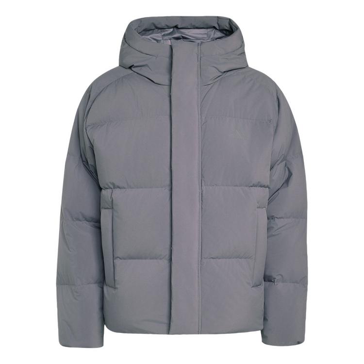 adidas adidas HELIONIC PUFFER JACKE KAPUZE Daunenjacke Herren - Grey Five - 0 | SportScheck