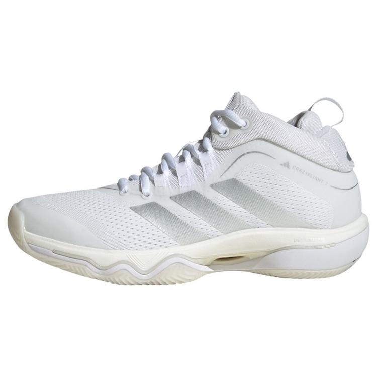 adidas adidas CRAZYFLIGHT&nbsp;7 SCHUH Hallenschuhe Damen - Cloud White / Silver Metallic / Cloud White - 0 | SportScheck