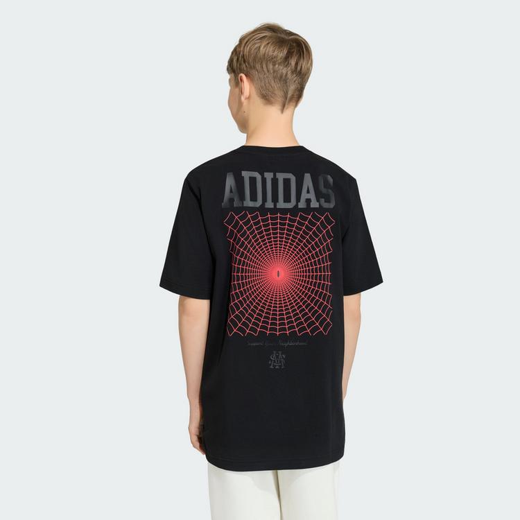 adidas adidas adidas Marvel Spider-Man Grafik T-Shirt T-Shirt Kinder - Black / White - 1 | SportScheck
