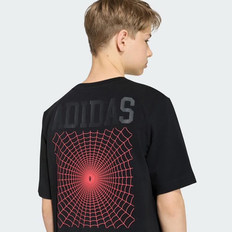 adidas adidas adidas Marvel Spider-Man Grafik T-Shirt T-Shirt Kinder - Black / White - 0 | SportScheck