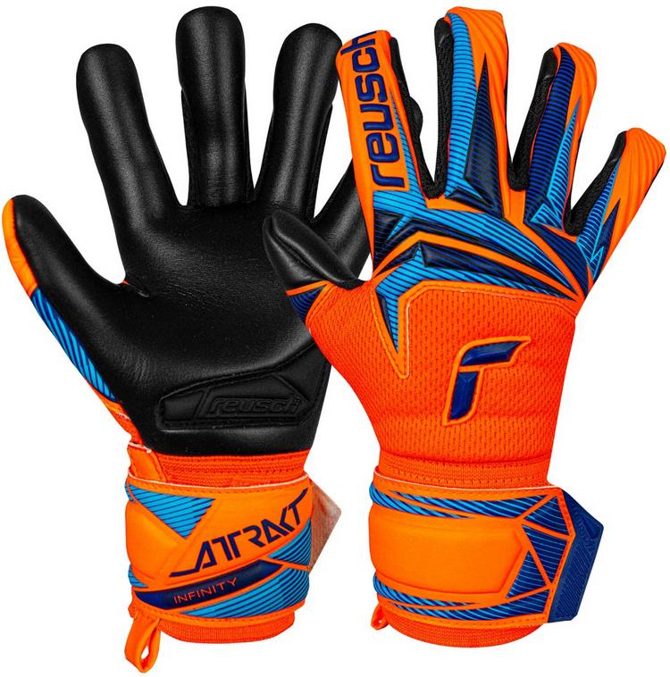 Reusch Reusch Attrakt Infinity Evolution NC Junior Torwarthandschuhe - 2289 shock orang / blue / blac - 0 | SportScheck