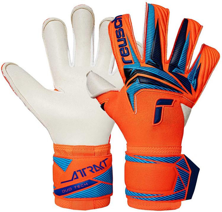 Reusch Reusch Attrakt Duo Evolution Torwarthandschuhe - 2290 shocking orange/blue - 0 | SportScheck
