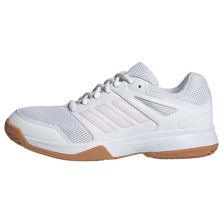 adidas adidas Speedcourt IN Schuh Hallenschuhe Damen - Cloud White / Distilled Pink / Core Black - 0 | SportScheck