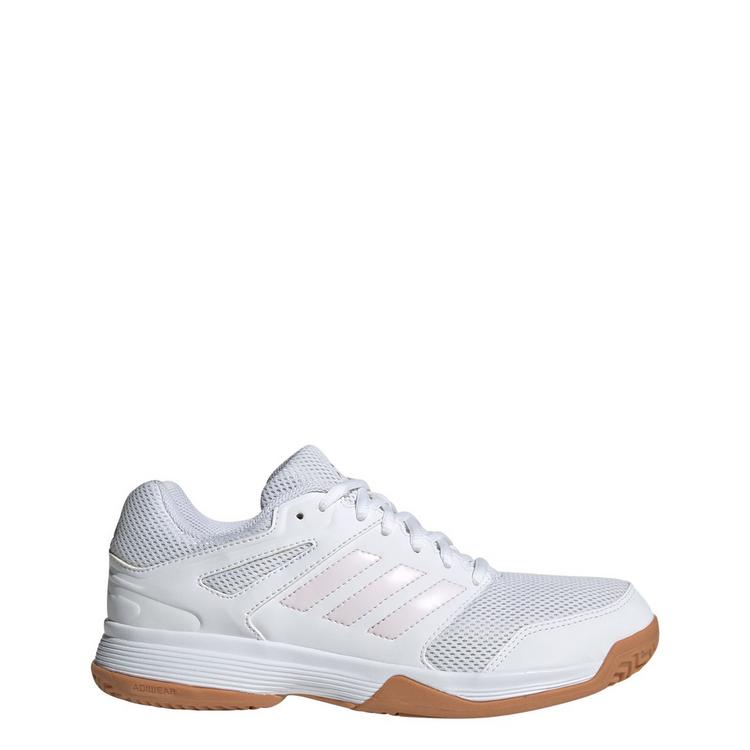 adidas adidas Speedcourt IN Schuh Hallenschuhe Damen - Cloud White / Distilled Pink / Core Black - 0 | SportScheck