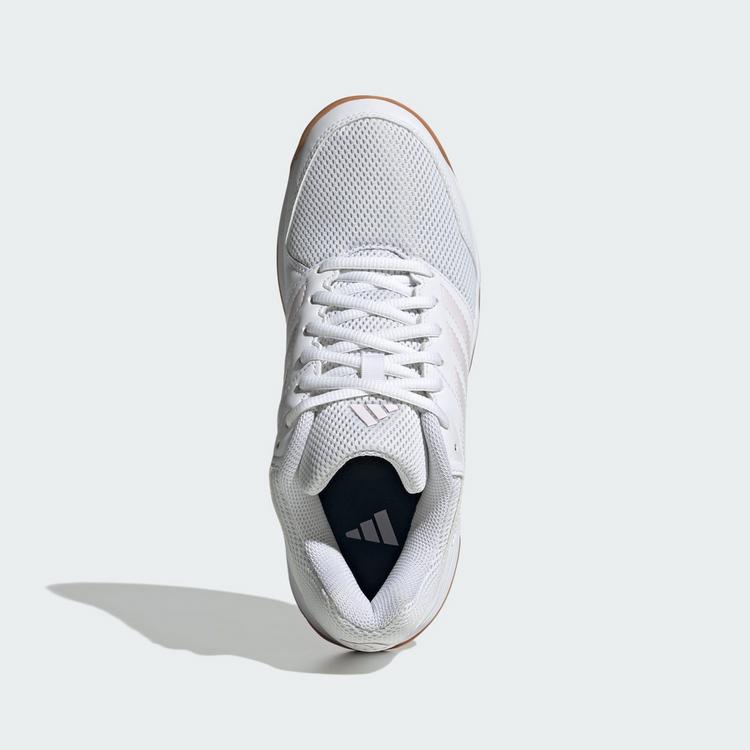 adidas adidas Speedcourt IN Schuh Hallenschuhe Damen - Cloud White / Distilled Pink / Core Black - 1 | SportScheck