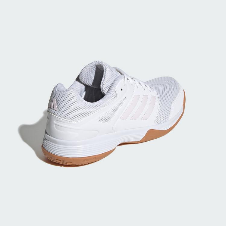 adidas adidas Speedcourt IN Schuh Hallenschuhe Damen - Cloud White / Distilled Pink / Core Black - 4 | SportScheck
