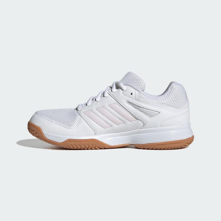 adidas adidas Speedcourt IN Schuh Hallenschuhe Damen - Cloud White / Distilled Pink / Core Black - 5 | SportScheck