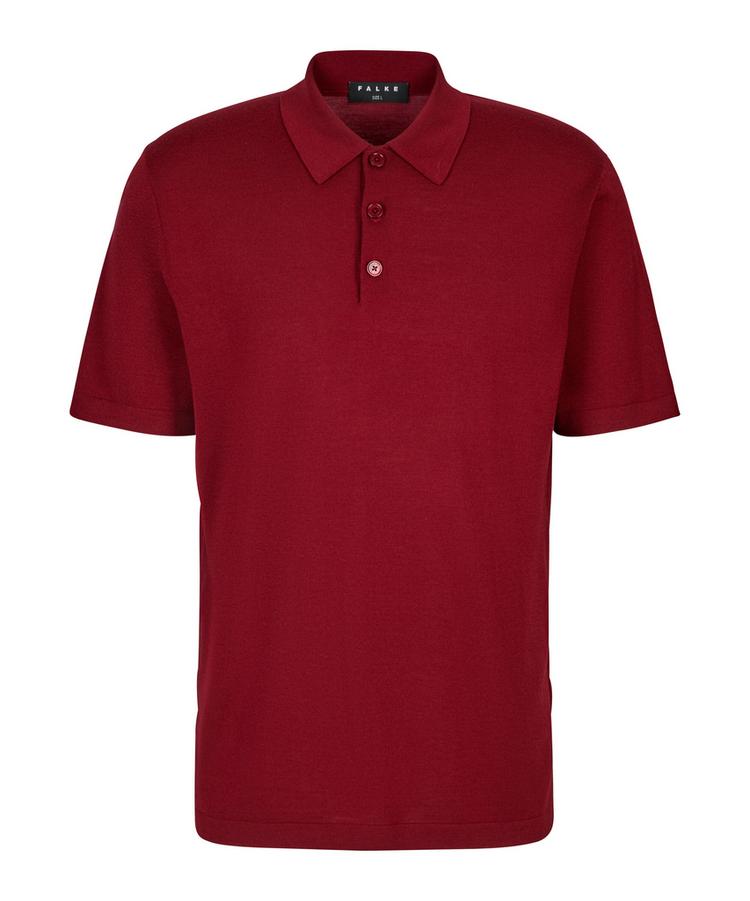 Falke Falke Merino Ultrafine Poloshirt Herren - red velvet (8264) - 0 | SportScheck
