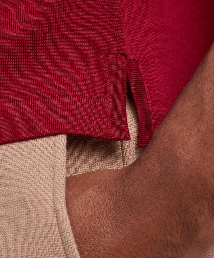 Falke Falke Merino Ultrafine Poloshirt Herren - red velvet (8264) - 2 | SportScheck