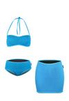 BECO BEERMANN Crinkle Butterfly Bikini Set Damen - t&uuml;rkis