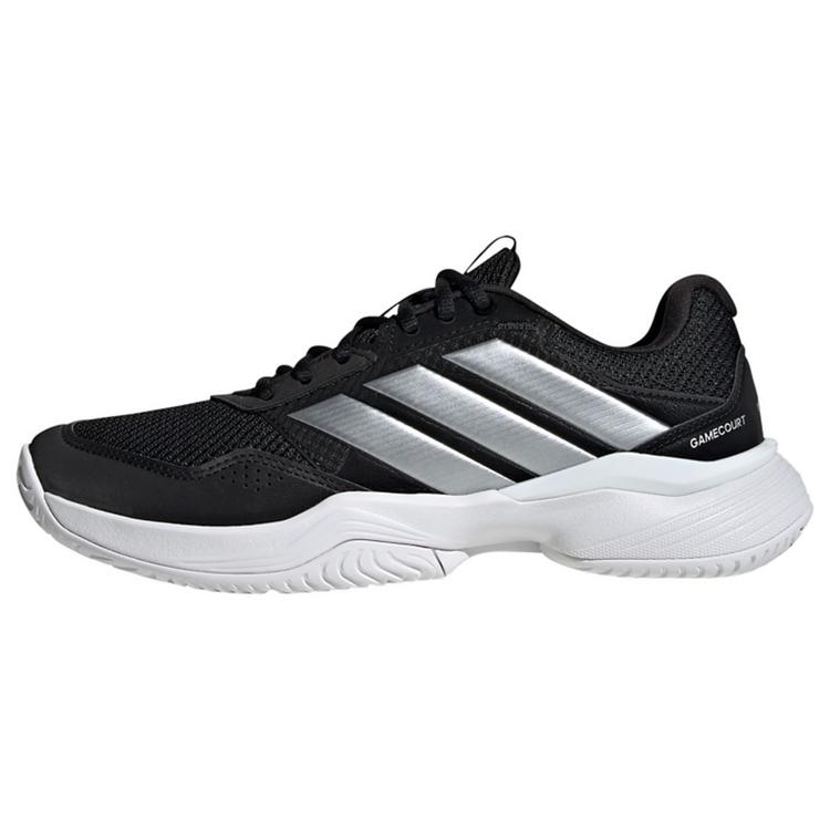 adidas adidas GameCourt 3 All Court Tennisschuh Tennisschuhe Damen - Core Black / Silver Metallic / Cloud White - 0 | SportScheck