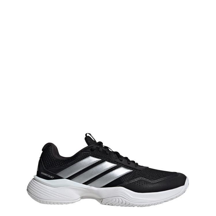 adidas adidas GameCourt 3 All Court Tennisschuh Tennisschuhe Damen - Core Black / Silver Metallic / Cloud White - 0 | SportScheck