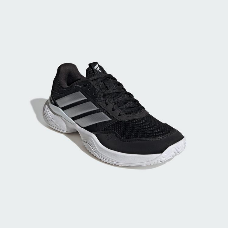 adidas adidas GameCourt 3 All Court Tennisschuh Tennisschuhe Damen - Core Black / Silver Metallic / Cloud White - 3 | SportScheck