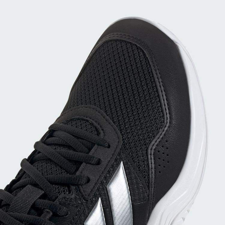 adidas adidas GameCourt 3 All Court Tennisschuh Tennisschuhe Damen - Core Black / Silver Metallic / Cloud White - 6 | SportScheck