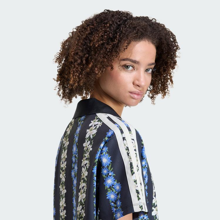 adidas adidas ADIDAS X FARM RIO KLEID Kleid Damen - Black / Cream White / Multicolor - 1 | SportScheck