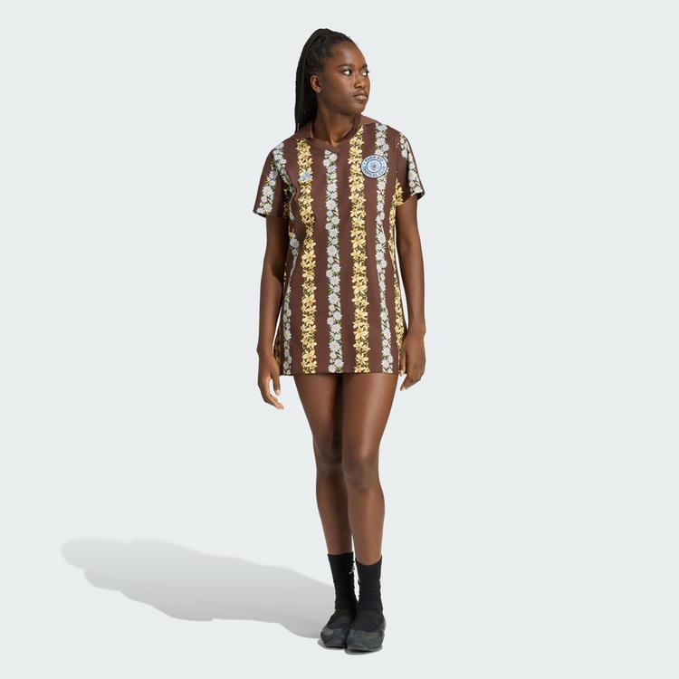 adidas adidas ADIDAS X FARM RIO KLEID Kleid Damen - Auburn / Clear Sky / Multicolor - 0 | SportScheck