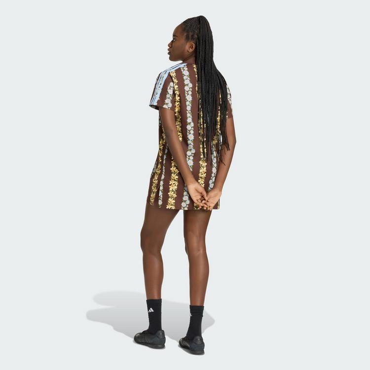 adidas adidas ADIDAS X FARM RIO KLEID Kleid Damen - Auburn / Clear Sky / Multicolor - 1 | SportScheck
