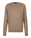 Falke Merino Ultrafine V-Neck Strickpullover Herren - sesame (4390)