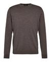 Falke Merino Ultrafine Crew Neck Strickpullover Herren - walnut mel (5970)