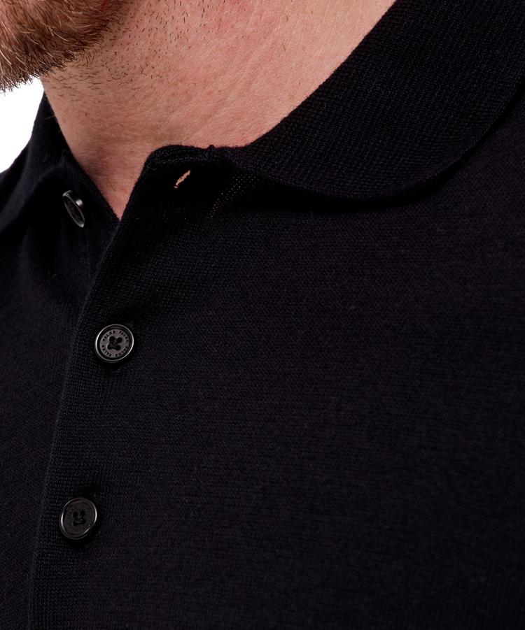Falke Falke Cotton Polo Shirt Poloshirt Herren - black (3000) - 2 | SportScheck