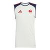 adidas Frankreich Rugby Singlet Funktionstank Herren - Cream White / Shadow Navy